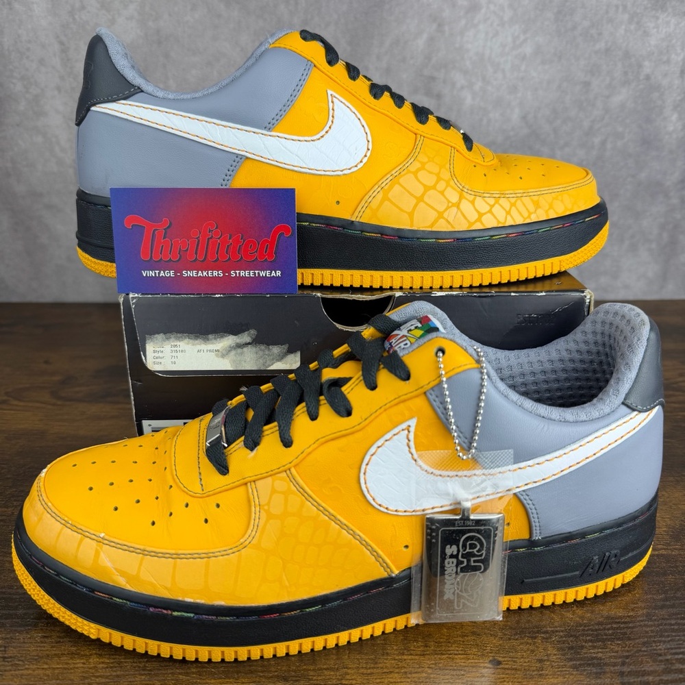 Nike Air Force 1 Premium ‘07 South Bronx Choz Size 10 315180-711 Men’s Sneakers
